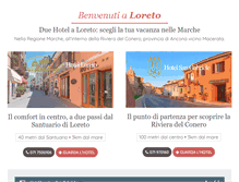 Tablet Screenshot of loretohotel.it